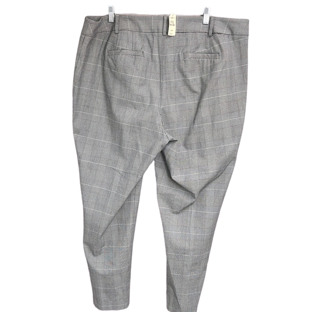 Talbots Windowpane Print Trousers NWT - image 5
